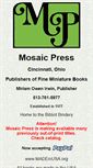 Mobile Screenshot of mosaicpress.com